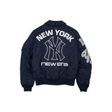 Navy Blue New York Yankees Alpha Industries MA-1 New Era Flight Jacket