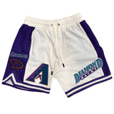 Off White Arizona Diamondbacks Pro Standard Retro Classic DK 2.0 Shorts