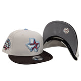 Stone Houston Astros Brown Visor Gray Bottom 45th Anniversary Side Patch New Era 9Fifty Snapback