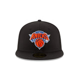 Black New York Knicks Gray Bottom 2026 Finals Participation Side Patch New Era 59Fifty Fitted