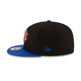 Black New York Knicks Royal Blue Visor Gray Bottom 2026 Finals Participation Side Patch New Era 59Fifty Fitted