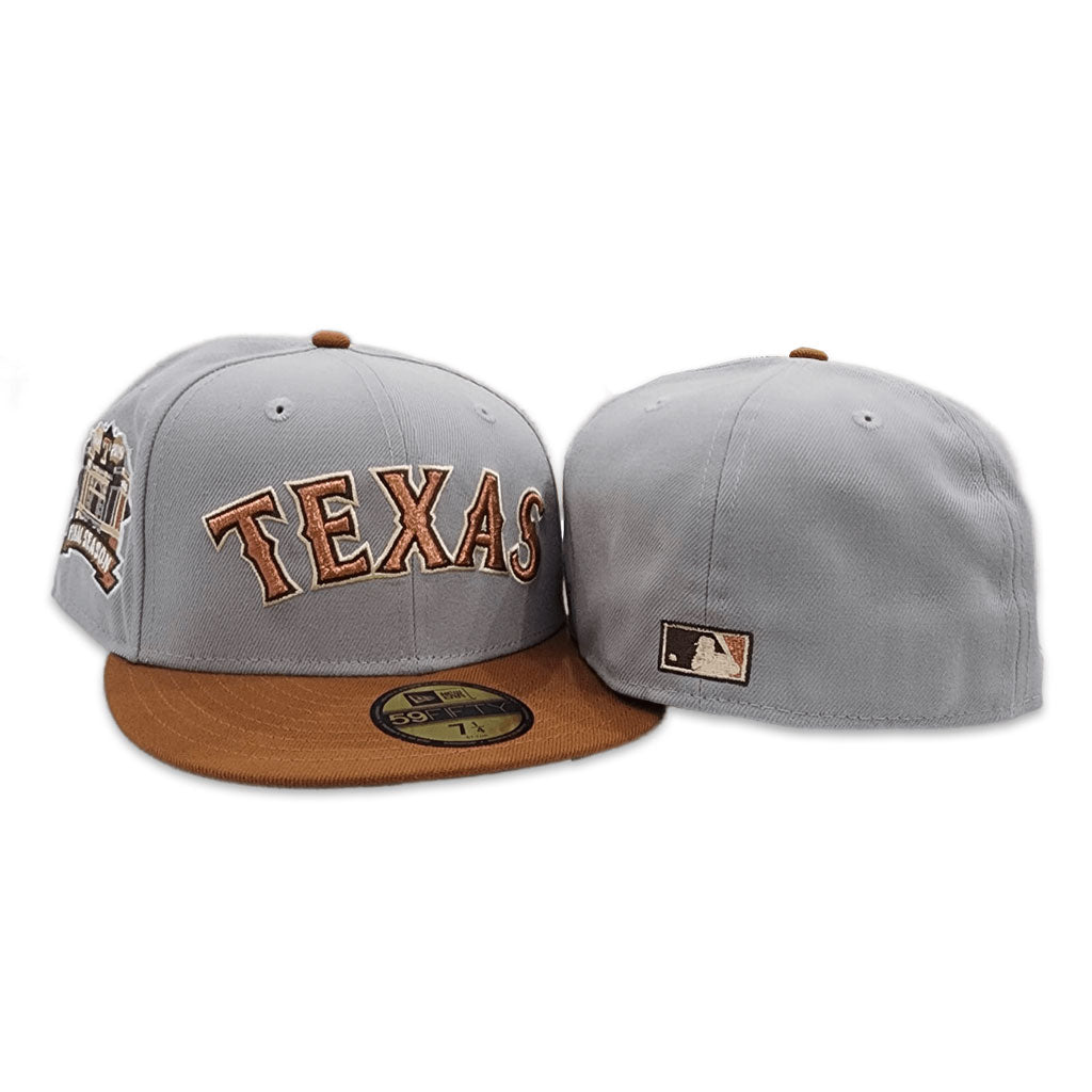 Texas Rangers 1995 All -Star Game Gray Brim New Era Fitted Hat