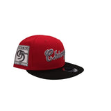 Red Script Chicago White Sox Black Visor Gray Bottom 95 Years Side Patch New Era 9Fifty Snapback