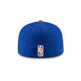 Royal Blue New York Knicks Orange Visor Gray Bottom 2026 Finals Participation Side Patch New Era 59Fifty Fitted
