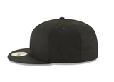 Black on Black Los Angeles Dodgers Gray Bottom 2024 World Series Champions Side Patch New Era 59Fifty Fitted