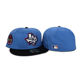 Airforce Blue Houston Astros Black Visor Gray Bottom Celebrating 45 Years Side Patch New Era 59Fifty Fitted