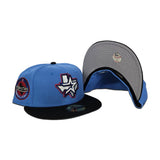 Airforce Blue Houston Astros Black Visor Gray Bottom Celebrating 45 Years Side Patch New Era 59Fifty Fitted