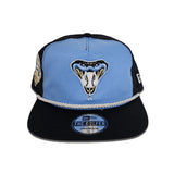 Sky Blue Arizona Diamondbacks Black Trucker Green Bottom 25th Anniversary Side Patch New Era Snapback