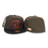 Brown Arizona Diamondbacks Red Bottom 1998 Inaugural Season New Era 59Fifty Fitted