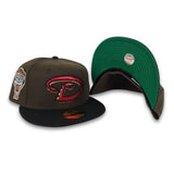 Brown Arizona Diamondbacks Red Bottom 1998 Inaugural Season New Era 59Fifty Fitted