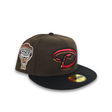 Brown Arizona Diamondbacks Red Bottom 1998 Inaugural Season New Era 59Fifty Fitted