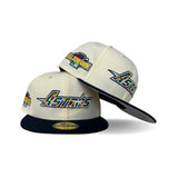 Off White  Autism Awareness Houston Astros Black Visor Gray Bottom 2004 All Star Game Side Patch New Era 59Fifty Fitted