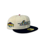 Off White  Autism Awareness Houston Astros Black Visor Gray Bottom 2004 All Star Game Side Patch New Era 59Fifty Fitted