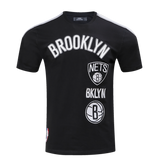 Black Brooklyn Nets Retro Classic SJ Striped T-Shirt