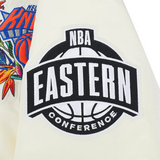 Off White Eggshell New York Knicks Pro Standard Paradise Sublimated Satin Light Jacket