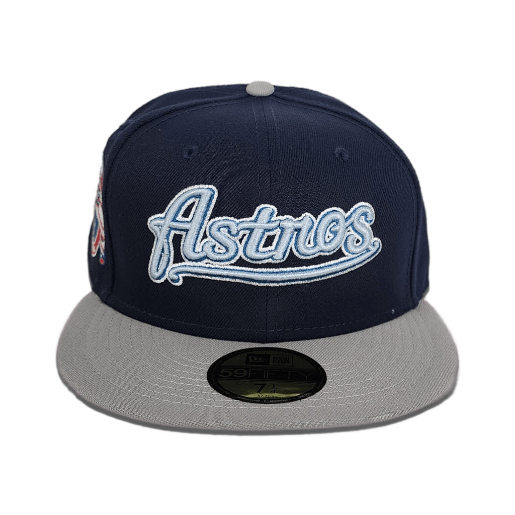 Orange Houston Astros Yellow Visor Red Bottom 1968 All Star Game Side Patch New Era 59FIFTY Fitted 71/2