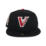 Black Upside Down Arizona Diamondbacks Gray Bottom 1998 Inaugural Season Side Patch New Era 59Fifty Fitted