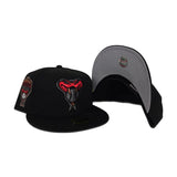 Black Arizona Diamondbacks Gray Bottom 1998 Inaugural Season Side Patch New Era 59Fifty Fitted