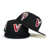 Black Upside Down Arizona Diamondbacks Gray Bottom 1998 Inaugural Season Side Patch New Era 59Fifty Fitted