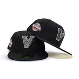 Black Upside Down Arizona Diamondbacks Pink Bottom 2001 World Series Side Patch New Era 59Fifty Fitted