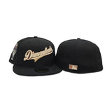 Black Script Arizona Diamondbacks Green Bottom 1998 Inaugural Season Side Patch New Era 59Fifty Fitted