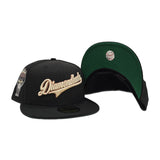 Black Script Arizona Diamondbacks Green Bottom 1998 Inaugural Season Side Patch New Era 59Fifty Fitted