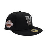 Black Upside Down Arizona Diamondbacks Pink Bottom 2001 World Series Side Patch New Era 59Fifty Fitted