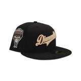 Black Script Arizona Diamondbacks Green Bottom 1998 Inaugural Season Side Patch New Era 59Fifty Fitted