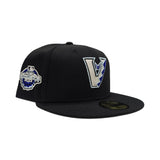 Black Upside Down Arizona Diamondbacks Gray Bottom 2001 World Series Side Patch New Era 59Fifty Fitted