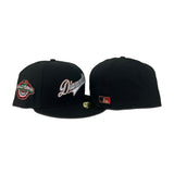 Black Arizona Diamondbacks Script Gray Bottom 2001 World Series Side Patch New Era 59FIFTY Fitted