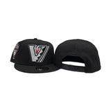 Black Arizona Diamondbacks Upside Down Logo Gray Bottom 1998 Inaugural Season Side Patch New Era 9Fifty Snapback