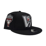 Black Arizona Diamondbacks Upside Down Logo Gray Bottom 1998 Inaugural Season Side Patch New Era 9Fifty Snapback