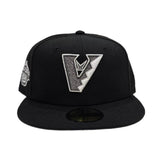 Black Upside Down Arizona Diamondbacks Pink Bottom 2001 World Series Side Patch New Era 59Fifty Fitted