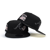 Black Atlanta Braves Rose Gray Bottom 2000 All Star Game Side Patch New Era 9Fifty Snapback