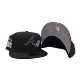 Black Atlanta Braves Rose Gray Bottom 2000 All Star Game Side Patch New Era 9Fifty Snapback