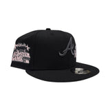 Black Atlanta Braves Rose Gray Bottom 2000 All Star Game Side Patch New Era 9Fifty Snapback