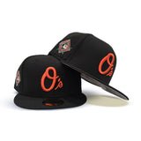 Black Baltimore Orioles Gray Bottom 1993 All Star Game Side Patch New Era 59Fifty Fitted