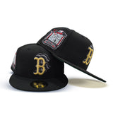 Jet Black Boston Red Sox Green Bottom 1999 All Star Game Side Patch New Era 59Fifty Fitted