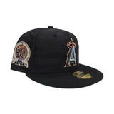 Black Camo Los Angeles Angels Gray Bottom 50th Anniversary Side Patch New Era 59Fifty Fitted