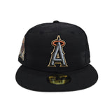 Black Camo Los Angeles Angels Gray Bottom 50th Anniversary Side Patch New Era 59Fifty Fitted