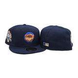 Navy Blue Chicago Cubs Green Bottom 1990 All Star Game Side Patch New Era 59Fifty Fitted