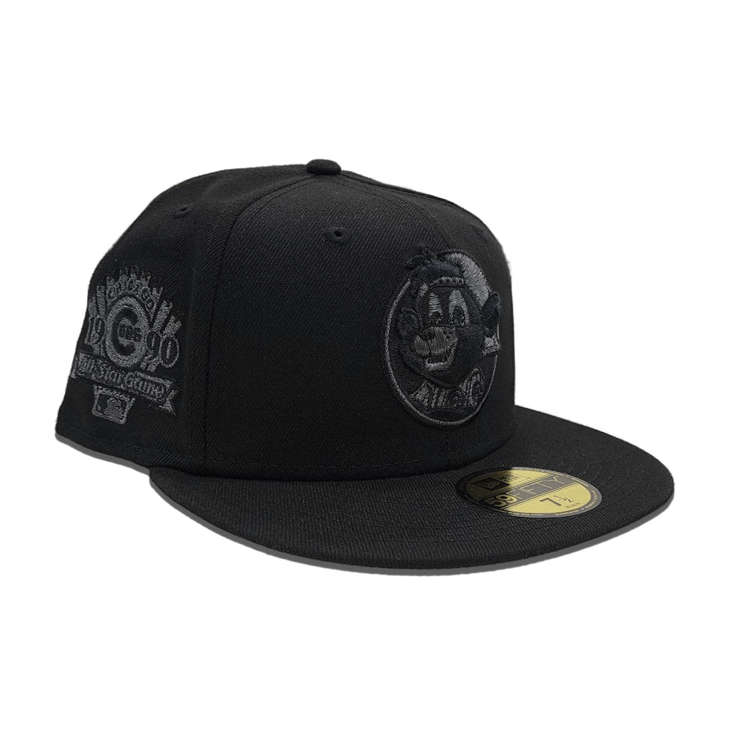 New Era Chicago Cubs Black On Metallic Gold 59FIFTY Fitted Cap
