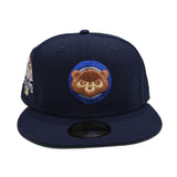 Navy Blue Chicago Cubs Green Bottom 1990 All Star Game Side Patch New Era 59Fifty Fitted