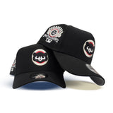 Black Chicago Cubs Curved Brim Gray Bottom 1990 All Star Game New Era Curved Brim A-Frame 9Forty Snapback