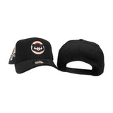 Black Chicago Cubs Curved Brim Gray Bottom 1990 All Star Game New Era Curved Brim A-Frame 9Forty Snapback