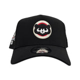 Black Chicago Cubs Curved Brim Gray Bottom 1990 All Star Game New Era Curved Brim A-Frame 9Forty Snapback