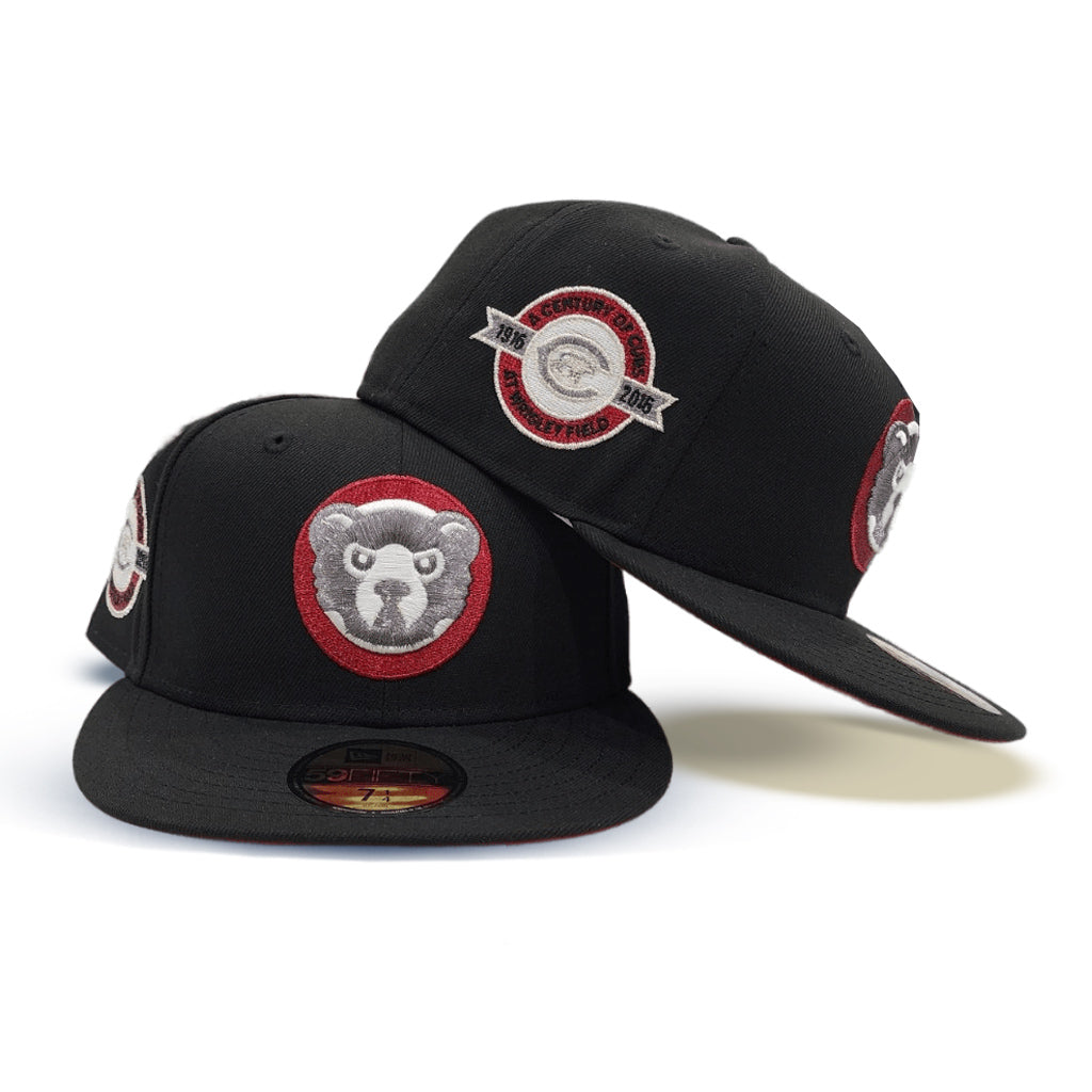 Gray Chicago Blackhawks used 7 3/8 New Era Hat