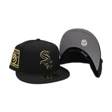 Black Chicago White Sox Gray Bottom 95 Years Side Patch New Era 59Fifty Fitted
