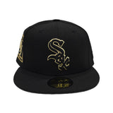Black Chicago White Sox Gray Bottom 95 Years Side Patch New Era 59Fifty Fitted