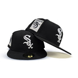 Black Chicago White Sox Gray Bottom 95 Years Side Patch New Era 59Fifty Fitted